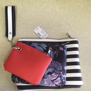 Set of  3 Maurice’s zip up bags